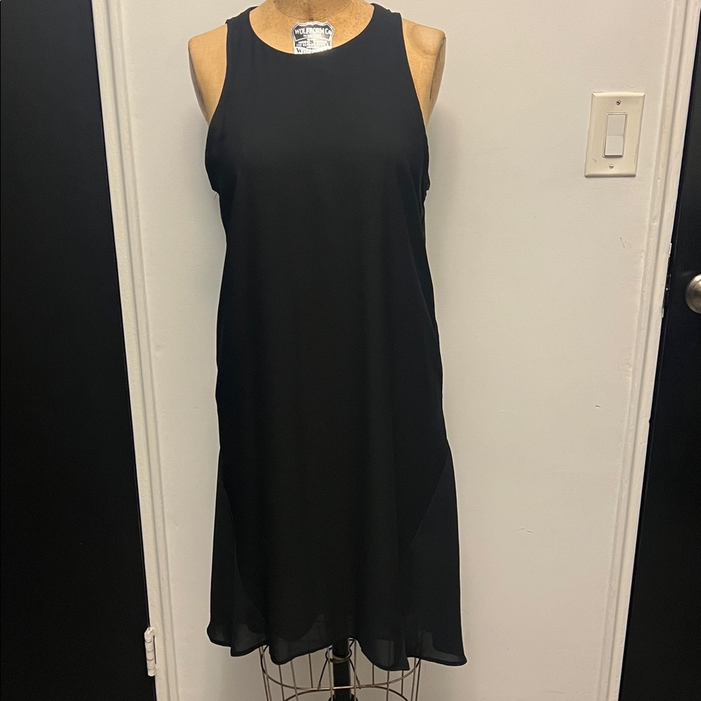 Belle Vere Knee Length Lightweight  Black Dress 6